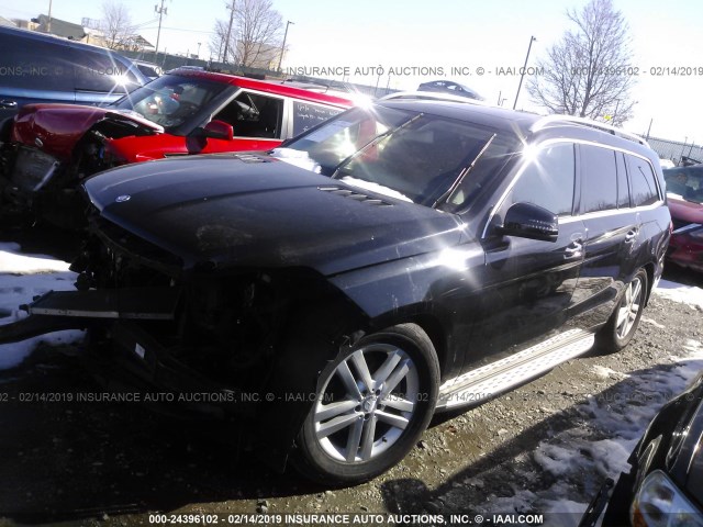 4JGDF6EE9FA582928 - 2015 MERCEDES-BENZ GL 450 4MATIC BLACK photo 2