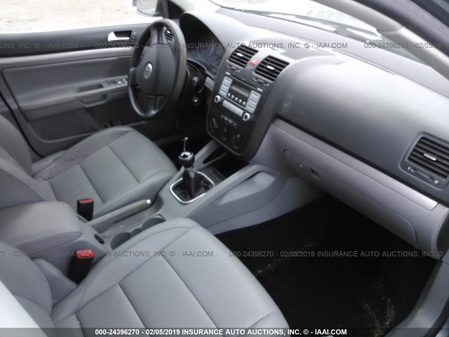 3VWEF71K17M059477 - 2007 VOLKSWAGEN JETTA WOLFSBURG 灰色 照片 5