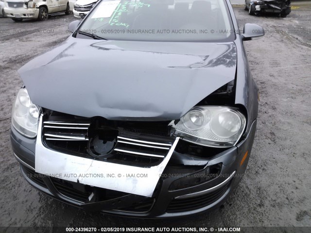 3VWEF71K17M059477 - 2007 VOLKSWAGEN JETTA WOLFSBURG 灰色 照片 6