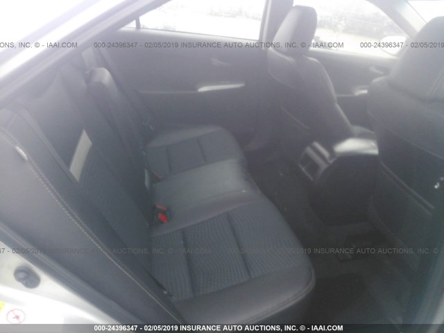 4T1BF1FK0CU094458 - 2012 TOYOTA CAMRY SE/LE/XLE 银色 照片 8