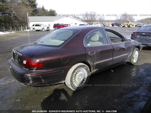 1MEFM50UXYA628361 - 2000 MERCURY SABLE GS BURGUNDY photo 4