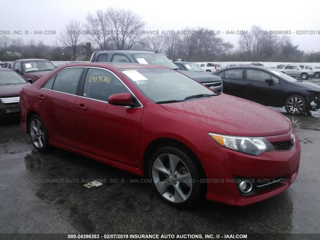 4T1BF1FK0CU620667 - 2012 TOYOTA CAMRY SE/LE/XLE 红色 照片 1