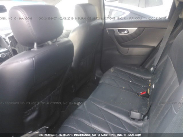 JN8AS1MW3BM734649 - 2011 INFINITI FX35 GRAY photo 8