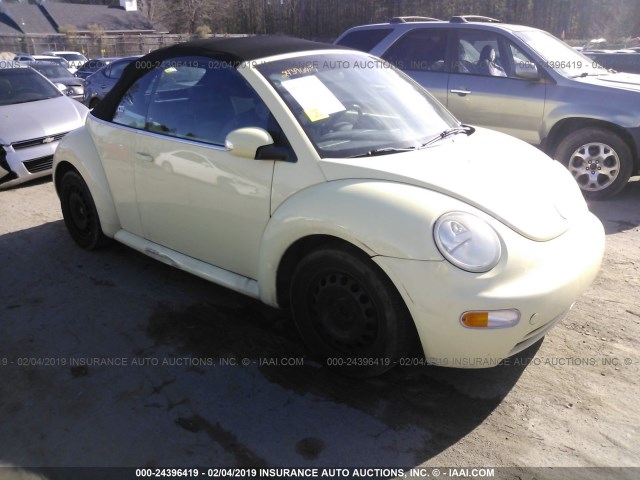 3VWBM31YX5M310290 - 2005 VOLKSWAGEN NEW BEETLE GL YELLOW photo 1