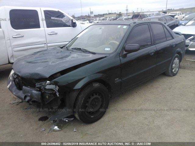 JM1BJ2226X0186847 - 1999 MAZDA PROTEGE DX/LX MAROON photo 2