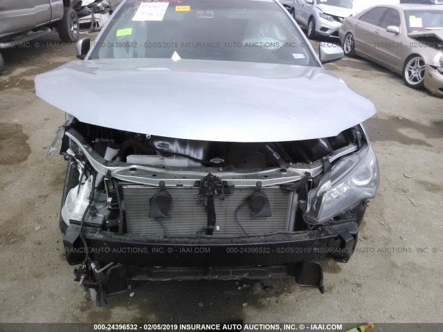 4T1BF1FK5GU214714 - 2016 TOYOTA CAMRY LE/XLE/SE/XSE SILVER photo 6