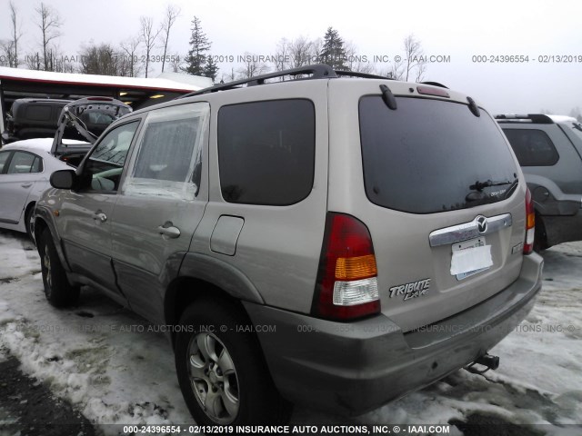 4F2YU09171KM00808 - 2001 MAZDA TRIBUTE LX/ES GOLD photo 3