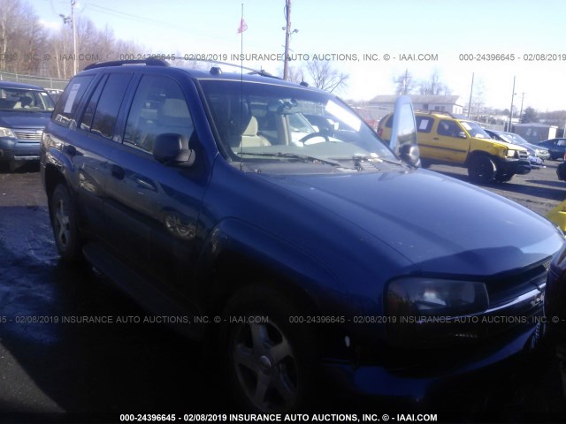 1GNDT13S052374333 - 2005 CHEVROLET TRAILBLAZER LS/LT BLUE photo 1