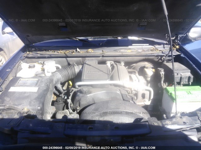 1GNDT13S052374333 - 2005 CHEVROLET TRAILBLAZER LS/LT BLUE photo 10