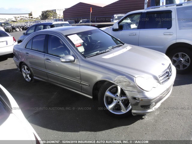 WDBRF52H16A870718 - 2006 MERCEDES-BENZ C GENERATION 2006 230 SILVER photo 1