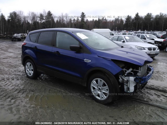 1FMCU0F73DUB87265 - 2013 FORD ESCAPE S BLUE photo 1