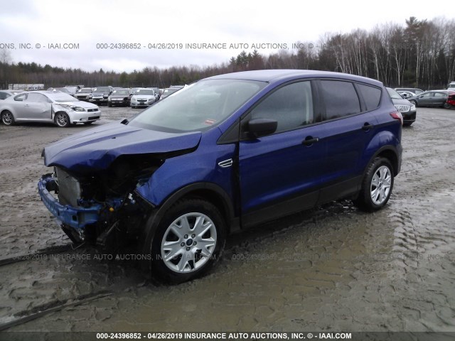 1FMCU0F73DUB87265 - 2013 FORD ESCAPE S BLUE photo 2