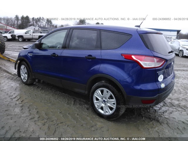 1FMCU0F73DUB87265 - 2013 FORD ESCAPE S BLUE photo 3