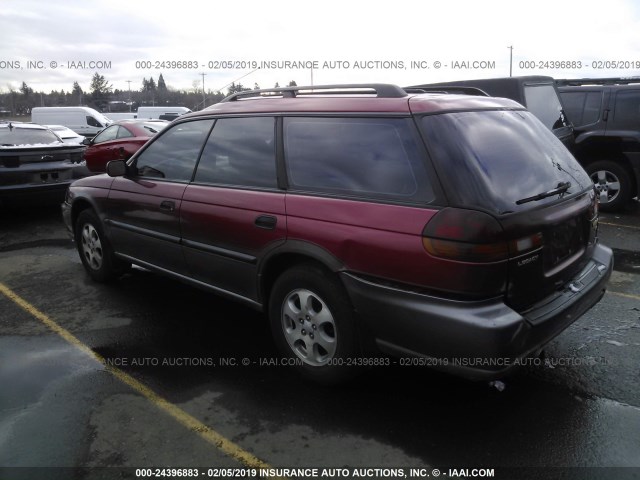 4S3BG6855W7628840 - 1998 SUBARU LEGACY 30TH ANN OUTBACK/LTD/SPT RED photo 3