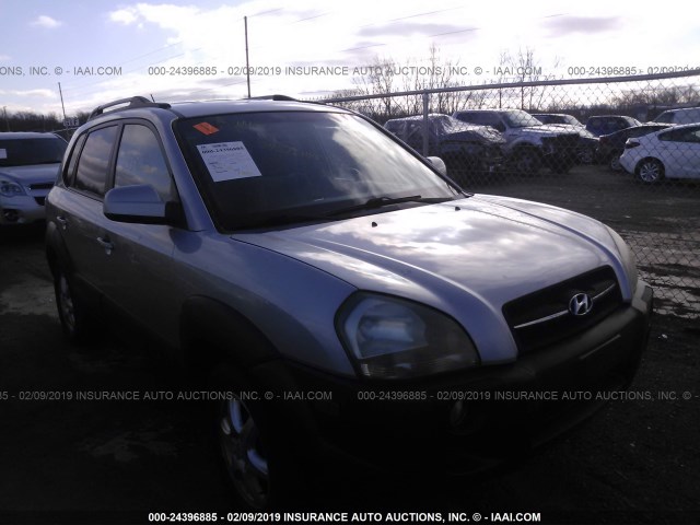 KM8JN72D55U103151 - 2005 HYUNDAI TUCSON GLS/LX SILVER photo 1