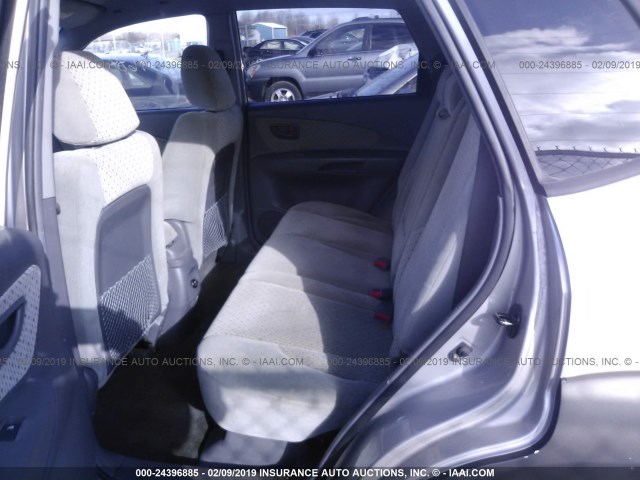 KM8JN72D55U103151 - 2005 HYUNDAI TUCSON GLS/LX SILVER photo 8