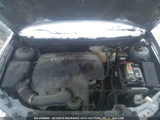 1G2ZF57B784249897 - 2008 PONTIAC G6 VALUE LEADER/BASE GRAY photo 10