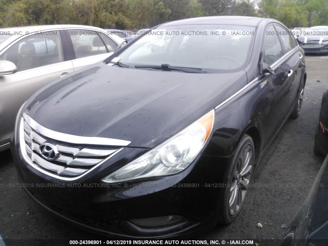 5NPEC4AC4BH062469 - 2011 HYUNDAI SONATA SE/LIMITED BLACK photo 2