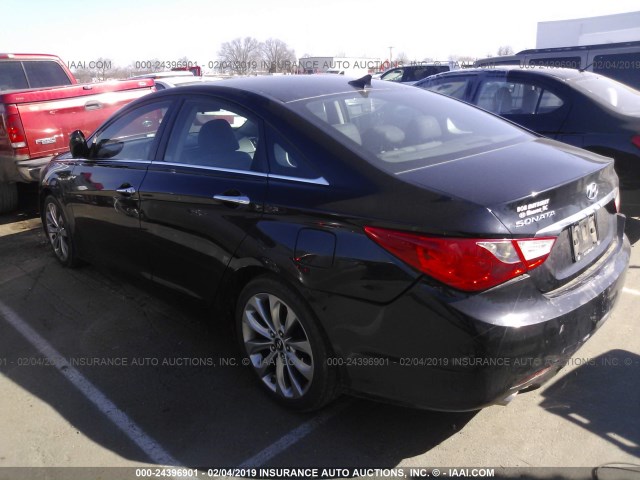 5NPEC4AC4BH062469 - 2011 HYUNDAI SONATA SE/LIMITED BLACK photo 3