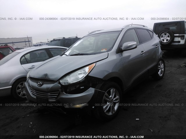 KM8JUCAC9DU737842 - 2013 HYUNDAI TUCSON GLS/LIMITED 灰色 照片 2