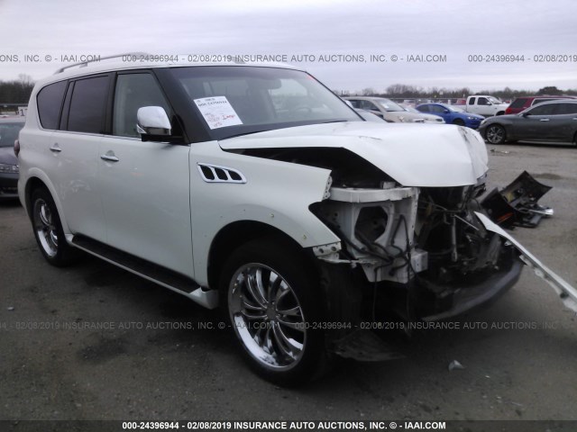 JN8AZ2NE0C9015886 - 2012 INFINITI QX56 WHITE photo 1