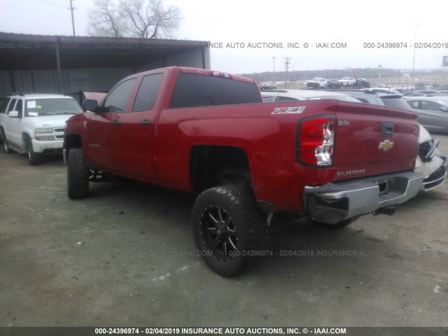 1GCVKREC4EZ305950 - 2014 CHEVROLET SILVERADO K1500 LT RED photo 3