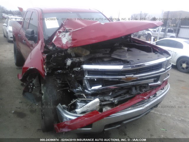 1GCVKREC4EZ305950 - 2014 CHEVROLET SILVERADO K1500 LT RED photo 6