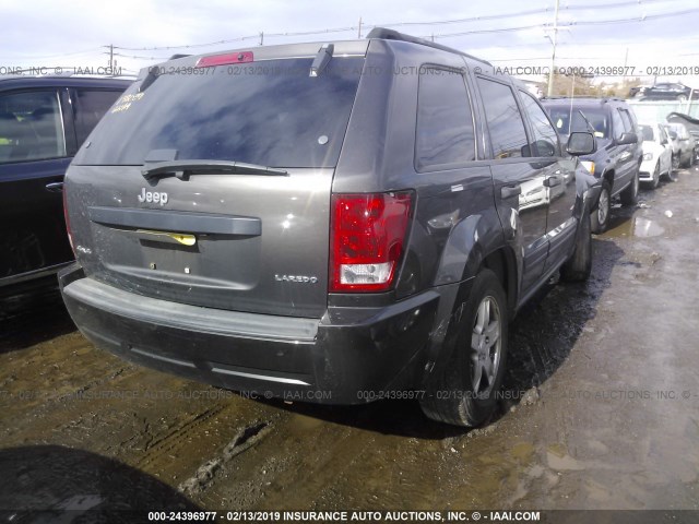 1J4GR48K75C673644 - 2005 JEEP GRAND CHEROKEE LAREDO/COLUMBIA/FREEDOM 灰色 照片 4