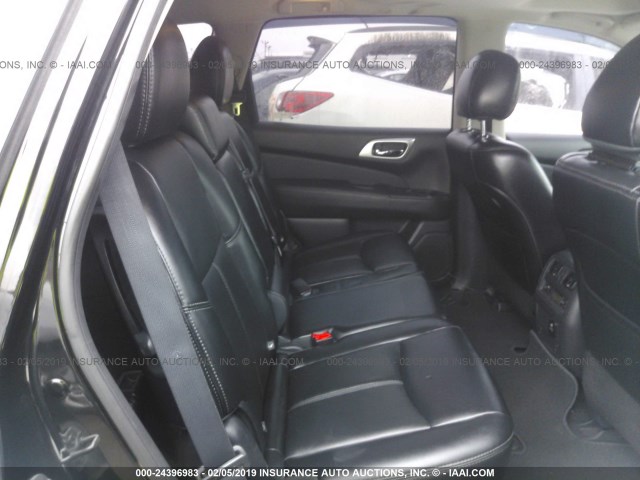 5N1AR2MM2FC698486 - 2015 NISSAN PATHFINDER S/SV/SL/PLATINUM BLACK photo 8