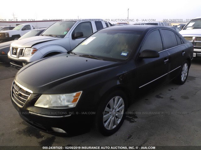 5NPEU46C69H525888 - 2009 HYUNDAI SONATA SE/LIMITED BLACK photo 2