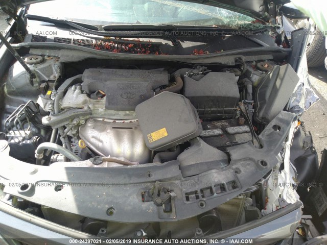 4T1BF1FK5EU429412 - 2014 TOYOTA CAMRY L/SE/LE/XLE ნაცრისფერი ფოტო 10