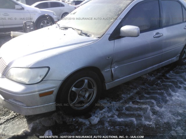 JA3AJ86E53U119838 - 2003 MITSUBISHI LANCER OZ RALLY SILVER photo 6