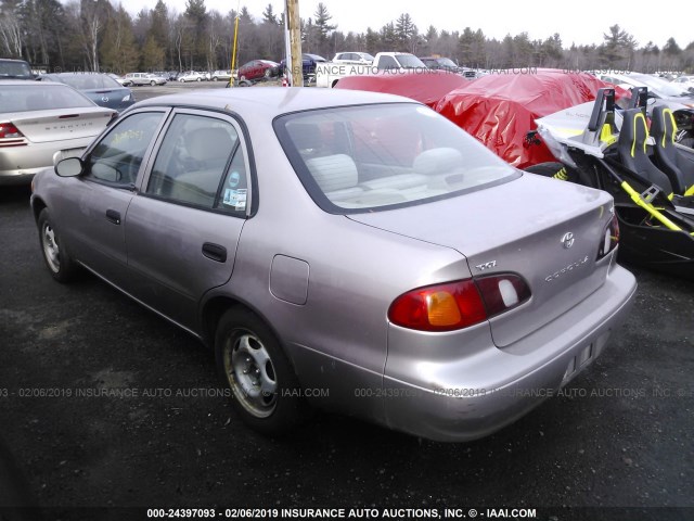 2T1BR12E9XC241620 - 1999 TOYOTA COROLLA VE/CE/LE BROWN photo 3