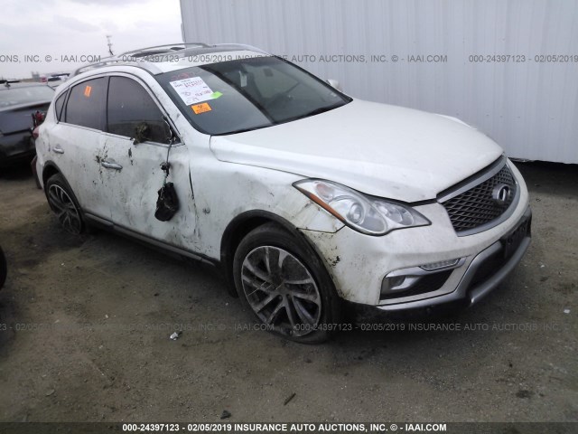 JN1BJ0RR6HM400093 - 2017 INFINITI QX50 WHITE photo 1