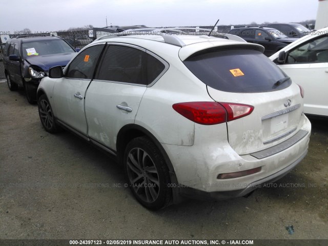 JN1BJ0RR6HM400093 - 2017 INFINITI QX50 WHITE photo 3