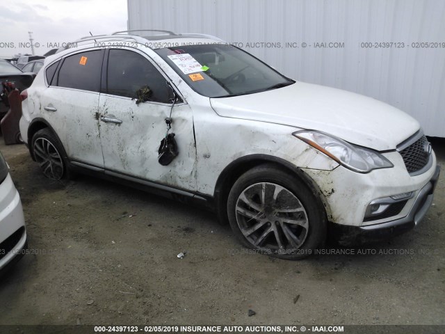 JN1BJ0RR6HM400093 - 2017 INFINITI QX50 WHITE photo 6