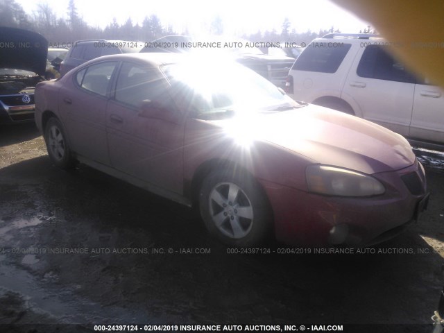 2G2WP552581147321 - 2008 PONTIAC GRAND PRIX RED photo 1