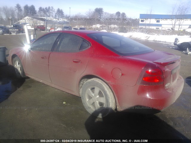 2G2WP552581147321 - 2008 PONTIAC GRAND PRIX RED photo 3