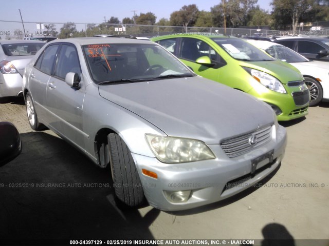 JTHBD182710016110 - 2001 LEXUS IS 300 SILVER photo 1