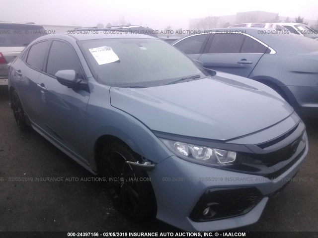 SHHFK7H45HU204292 - 2017 HONDA CIVIC SPORT Azul foto 1