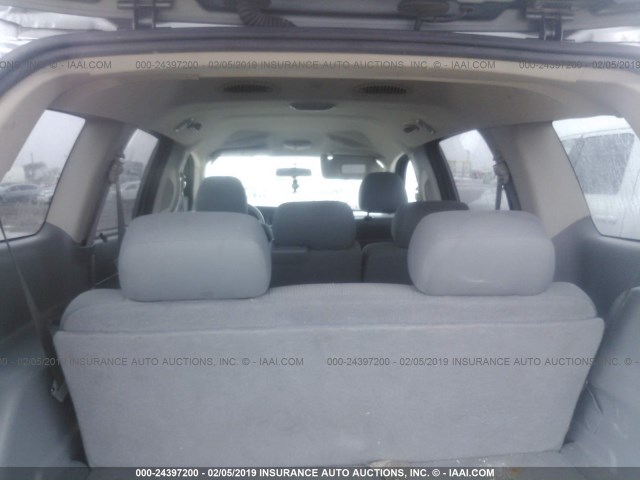 1D4HB38N86F122774 - 2006 DODGE DURANGO SXT GRAY photo 8