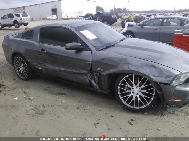 1ZVBP8CH5A5123315 - 2010 FORD MUSTANG GT GRAY photo 6