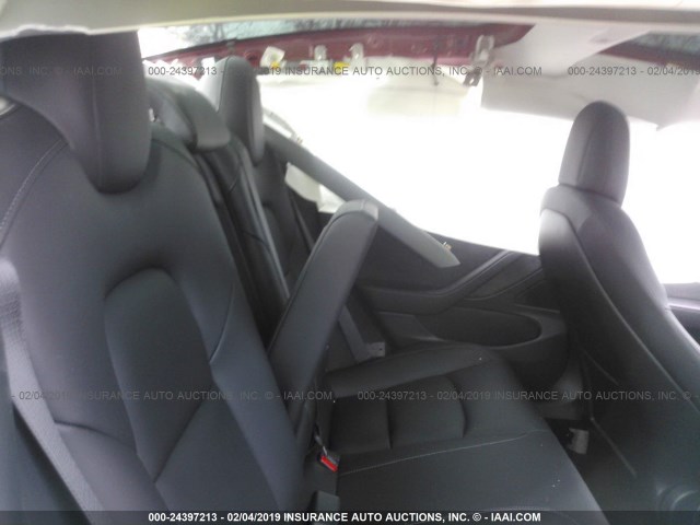 5YJ3E1EA2JF040122 - 2018 TESLA MODEL 3 RED photo 8