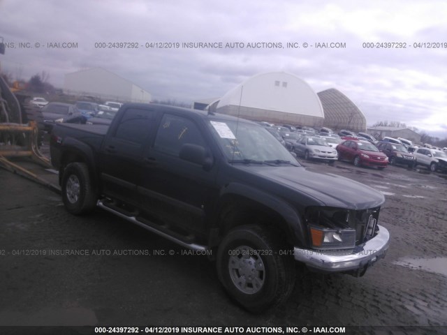 1GCDT13E178235315 - 2007 CHEVROLET COLORADO BLACK photo 1