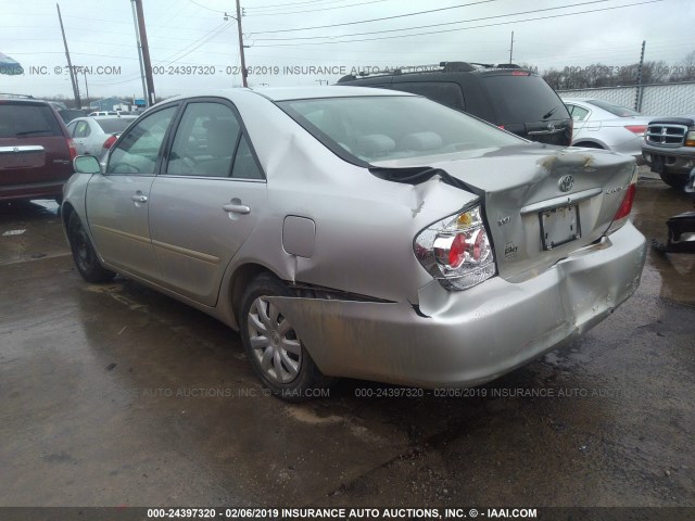4T1BE32K36U140003 - 2006 TOYOTA CAMRY LE/XLE/SE SILVER photo 3
