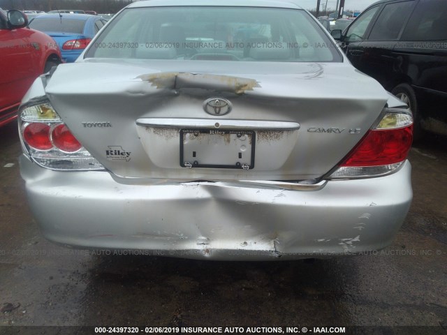 4T1BE32K36U140003 - 2006 TOYOTA CAMRY LE/XLE/SE SILVER photo 6