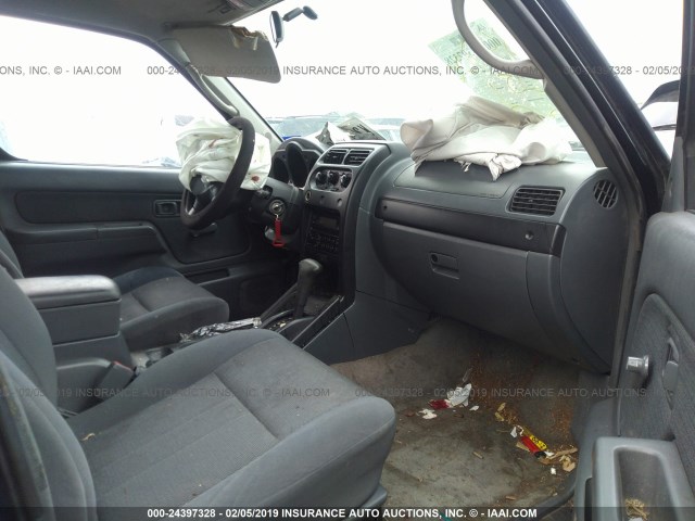 1N6ED27T53C405051 - 2003 NISSAN FRONTIER CREW CAB XE/CREW CAB SE BLACK photo 5