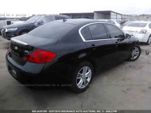 JN1CV6AR8BM402412 - 2011 INFINITI G37 BLACK photo 4