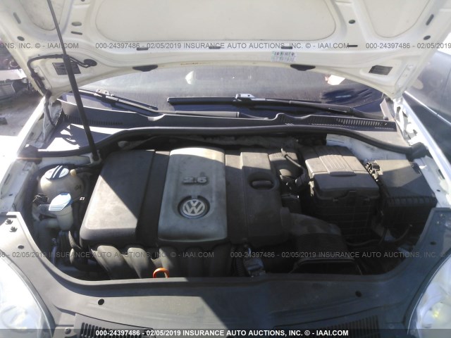 3VWRM71K98M015672 - 2008 VOLKSWAGEN JETTA SE/SEL WHITE photo 10