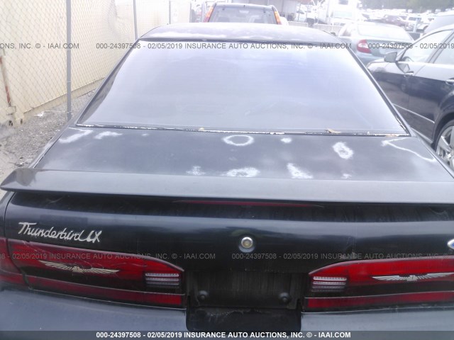 1FALP62W8VH110421 - 1997 FORD THUNDERBIRD LX BLACK photo 6